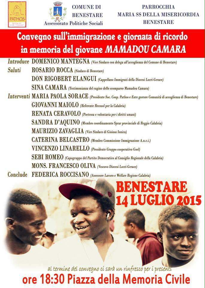 Benestare: stasera convegno sull'immigrazione - 