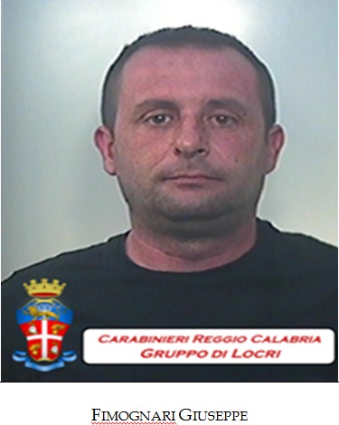 Antonimina. Deve scontare una pena di 8 mesi per cumulo di condanne. Arrestato Fimognari Giuseppe, 41enne. - 