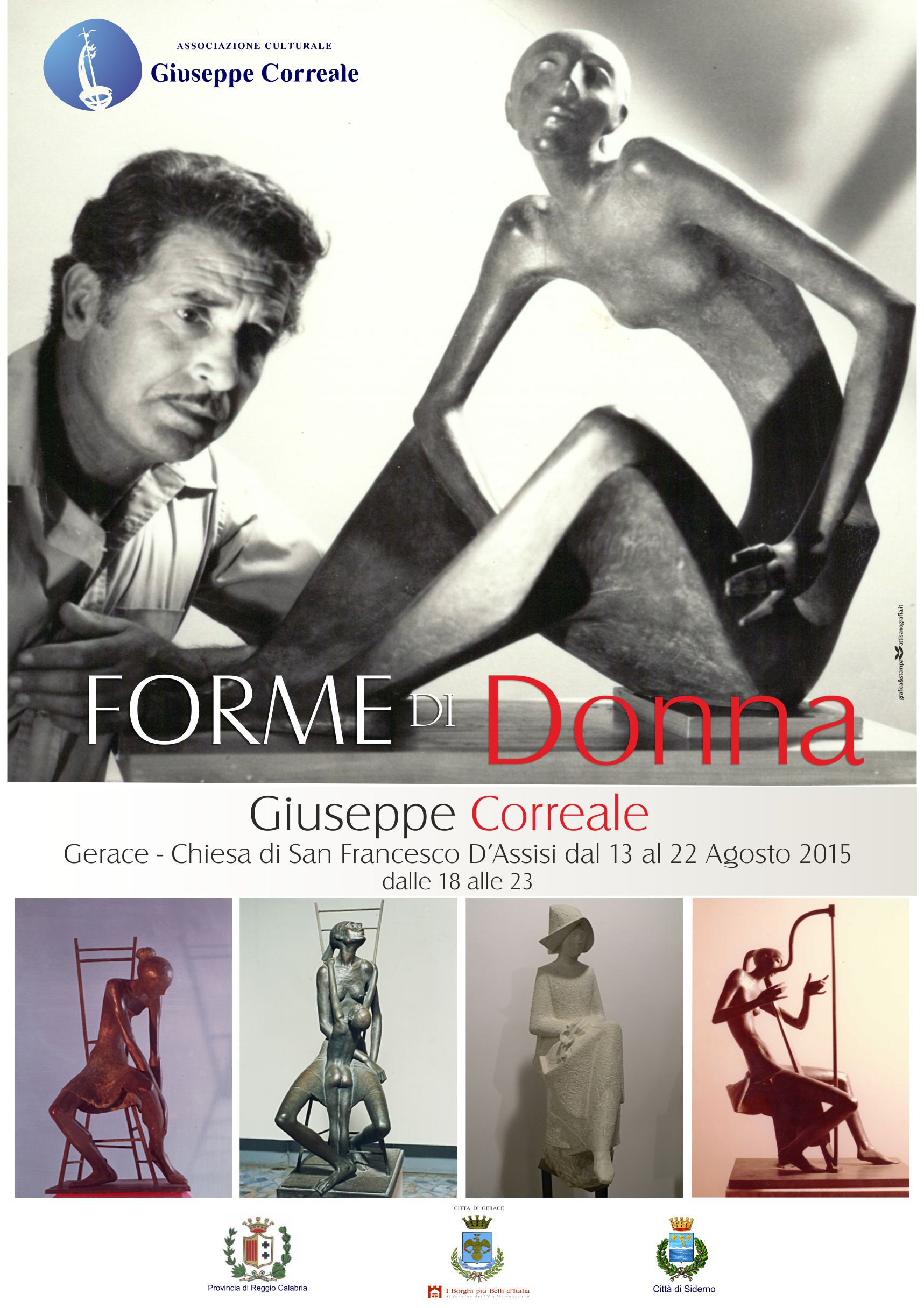 IL 13 AGOSTO A GERACE LA MOSTRA 'FORME DI DONNA' - 