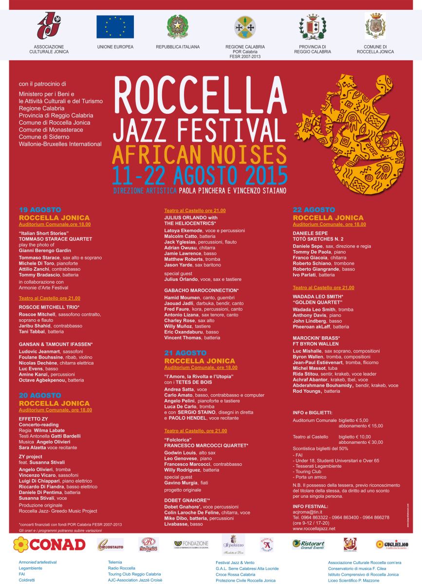 ROCCELLA JAZZ FESTIVAL: ECCO IL PROGRAMMA - 