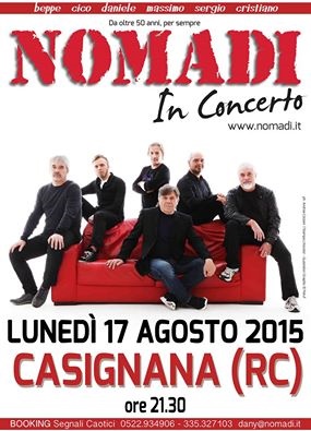 Casignana, tutto pronto per il concerto dei Nomadi di oggi. - 