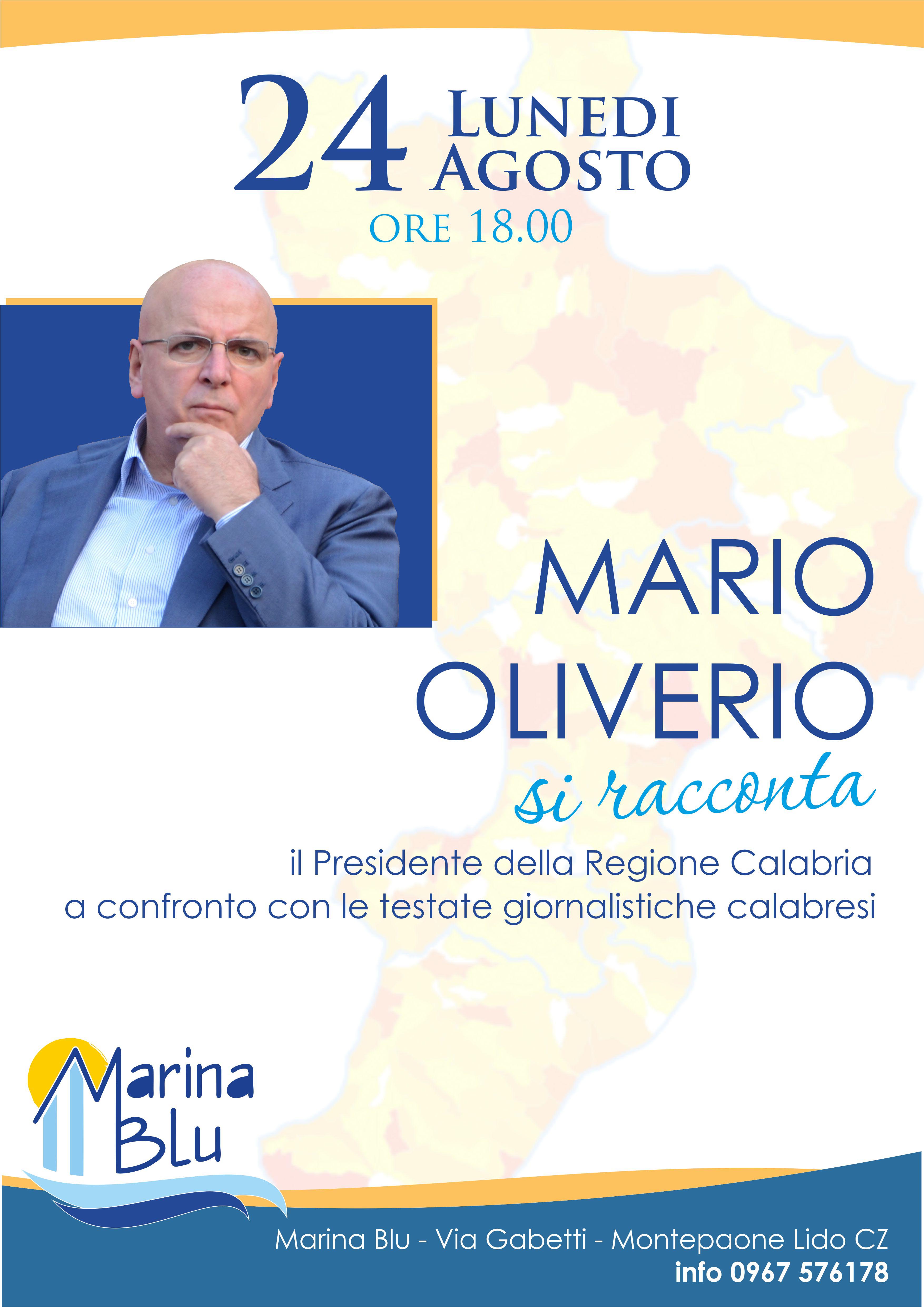 "MARIO OLIVERIO SI RACCONTA" - 