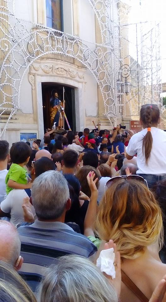 GIOIOSA JONICA: MIGLIAIA DI FEDELI PER SAN ROCCO    - 