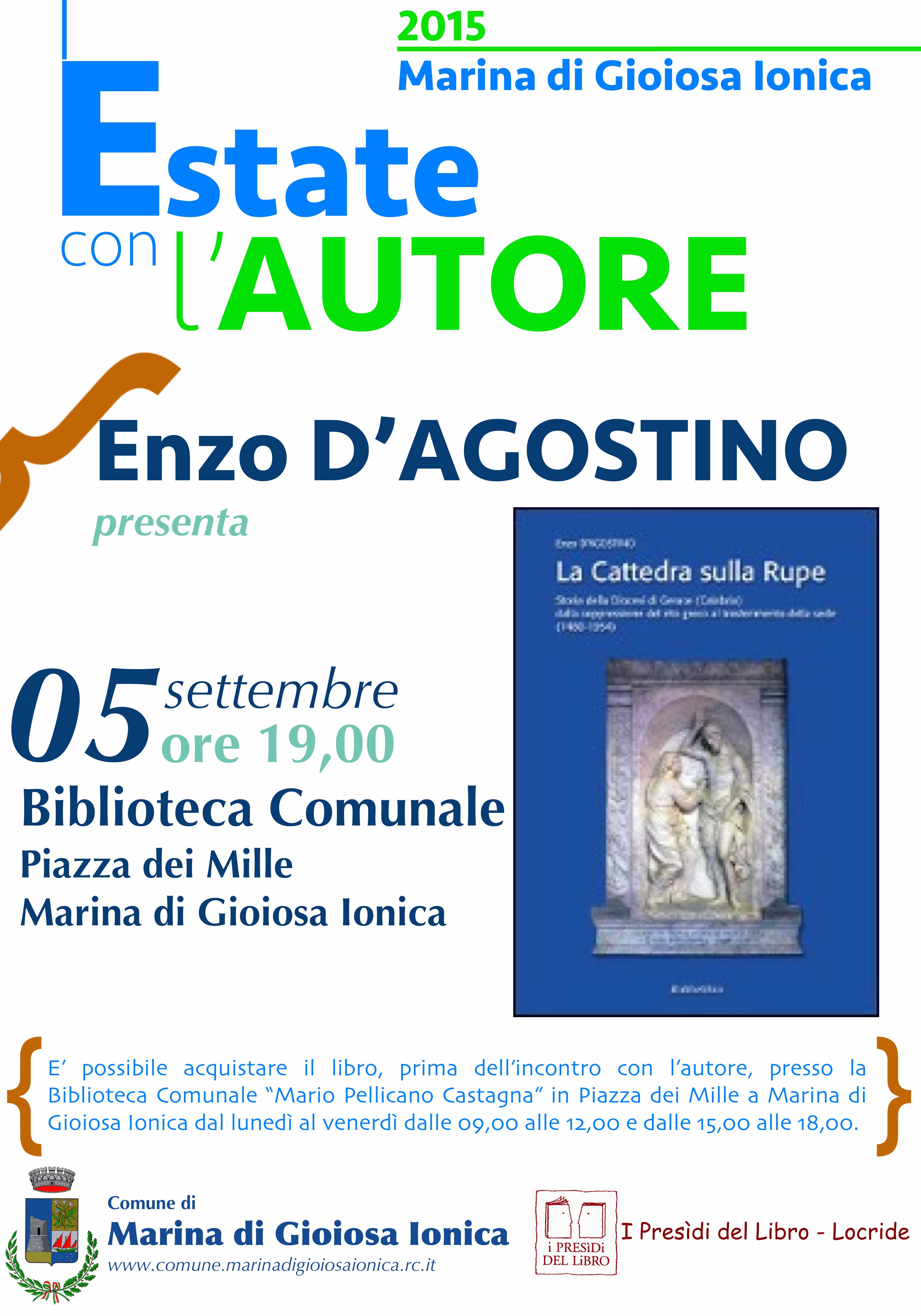 ENZO D'AGOSTINO IL 5 SETTEMBRE A MARINA DI GIOIOSA IONICA - 