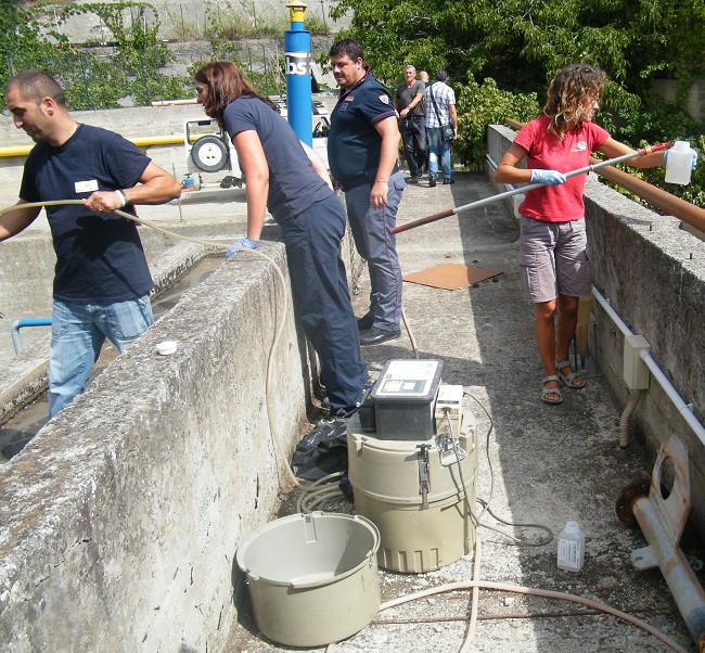 SEQUESTRATI SEI LETTI DI ESSICCAZIONE FANGHI DI DEPURAZIONE  - 