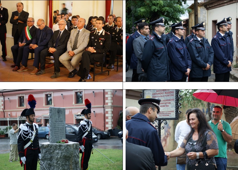 Bovalino (RC): I Carabinieri ricordano il Brig. Antonino Marino, Medaglia doro al valor civile, in occasione del venticinquesimo anniversario della sua tragica morte. - 