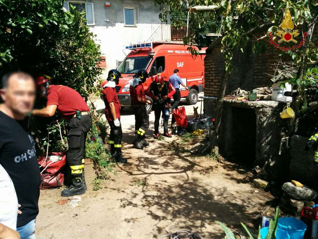 CHIARAVALLE CENTRALE: RECUPERATO IL CORPO PRIVO DI VITA DELL'UOMO CADUTO IN UN POZZO - 