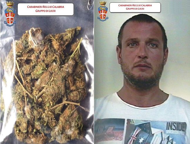 Roccella Jonica: trovato in possesso di 100 grammi di marijuana in auto, arrestato un 38enne.    - 