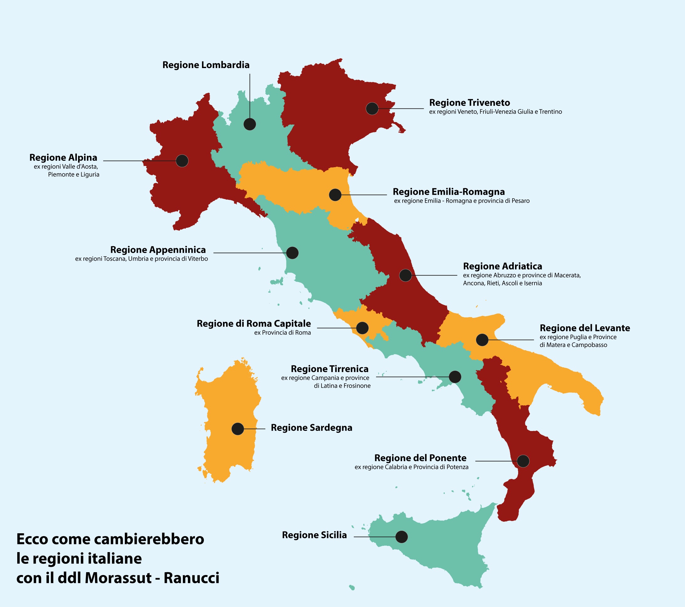 CON LA RIFORMA LA CALABRIA DIVENTERA' LA REGIONE DEL PONENTE  - 