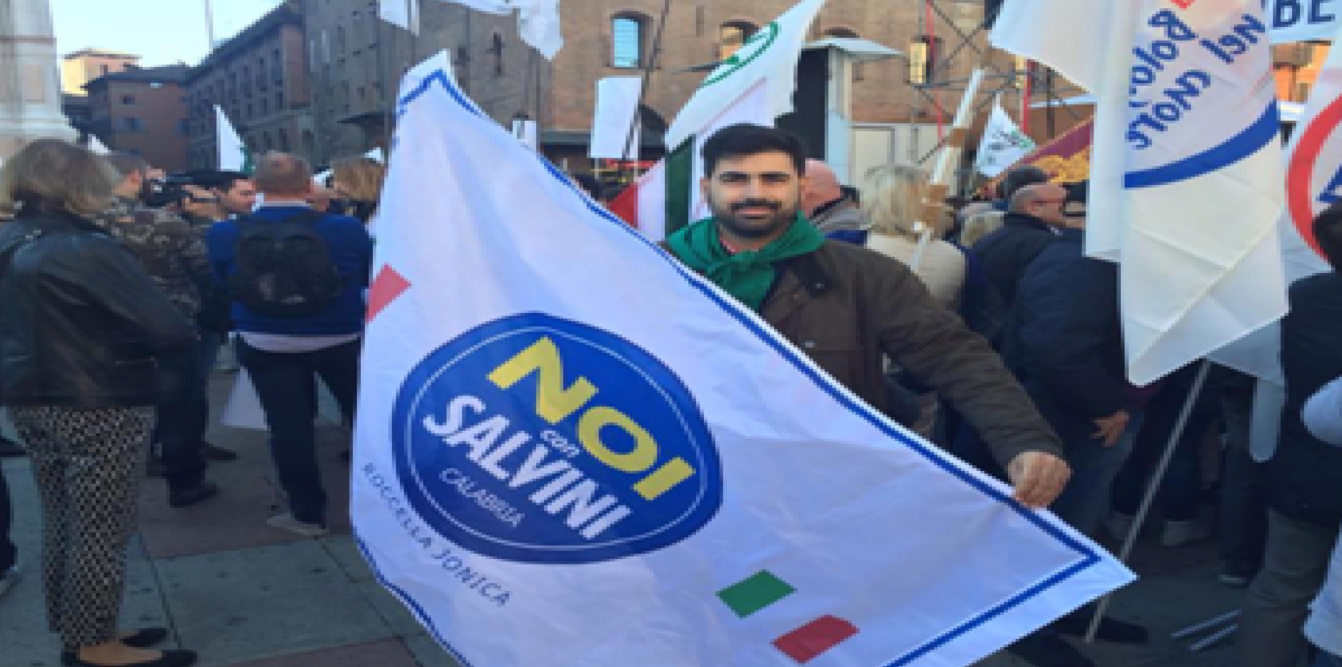 ANCHE 'NOI CON SALVINI ROCCELLA JONICA' A BOLOGNA PER SOSTENERE MATTEO SALVINI - 