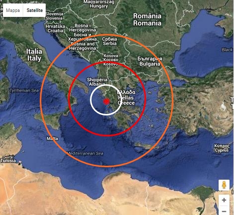 TERREMOTO DI MAGNITUDO 6.5: AVVERTITO NETTAMENTE NELLA LOCRIDE - 