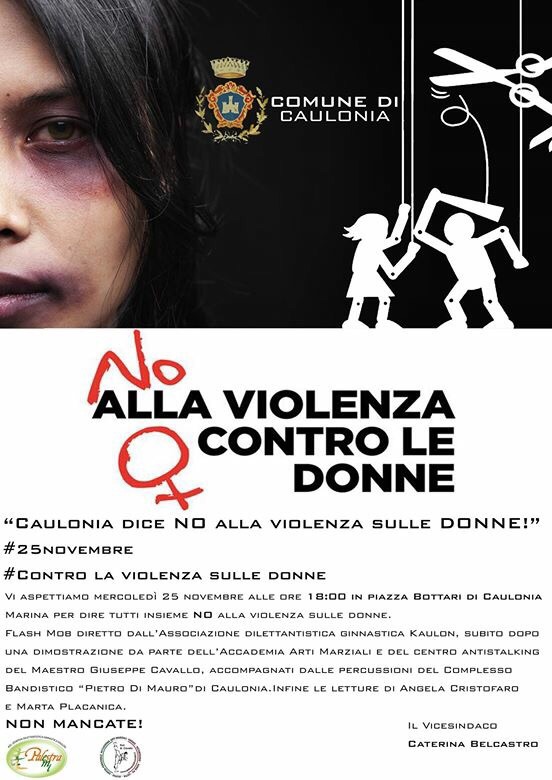 CAULONIA DICE NO ALLA VIOLENZA SULLE DONNE - 