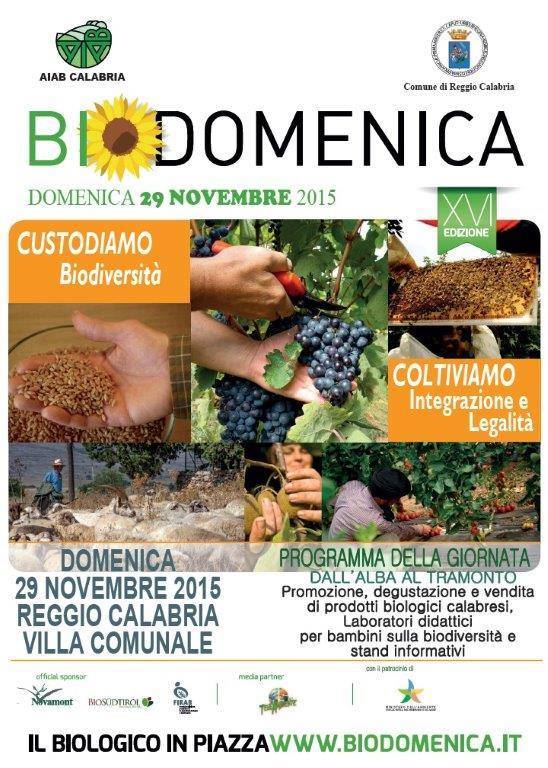 La villa comunale di Reggio Calabria ospita la BioDomenica 2015 - 