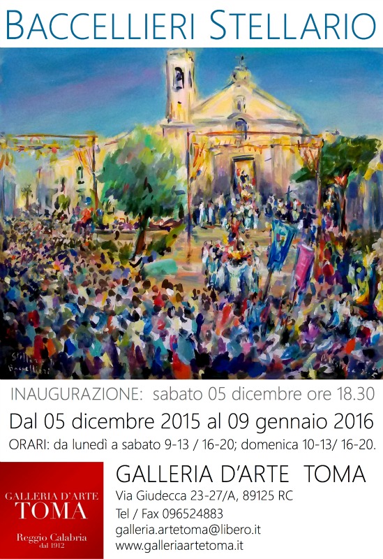 Inaugurazione Galleria d'Arte Toma con Stellario Baccellieri - 