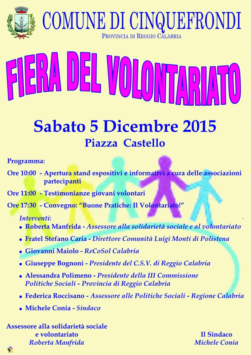 Recosol a Cinquefrondi 1° Fiera del Volontariato - 