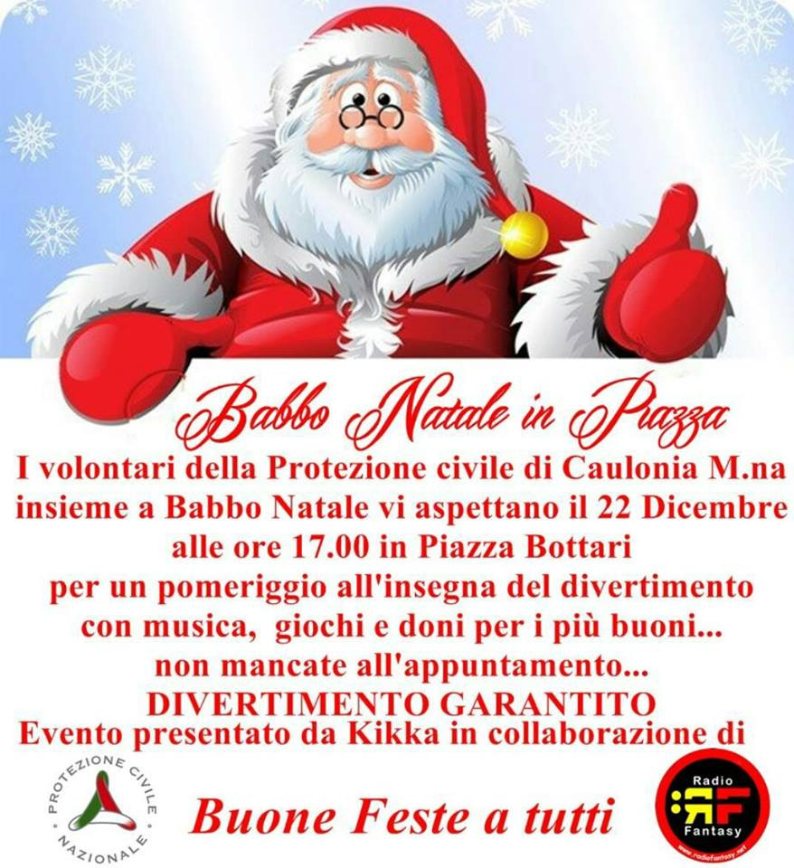 Caulonia: 'Babbo Natale in Piazza' - 