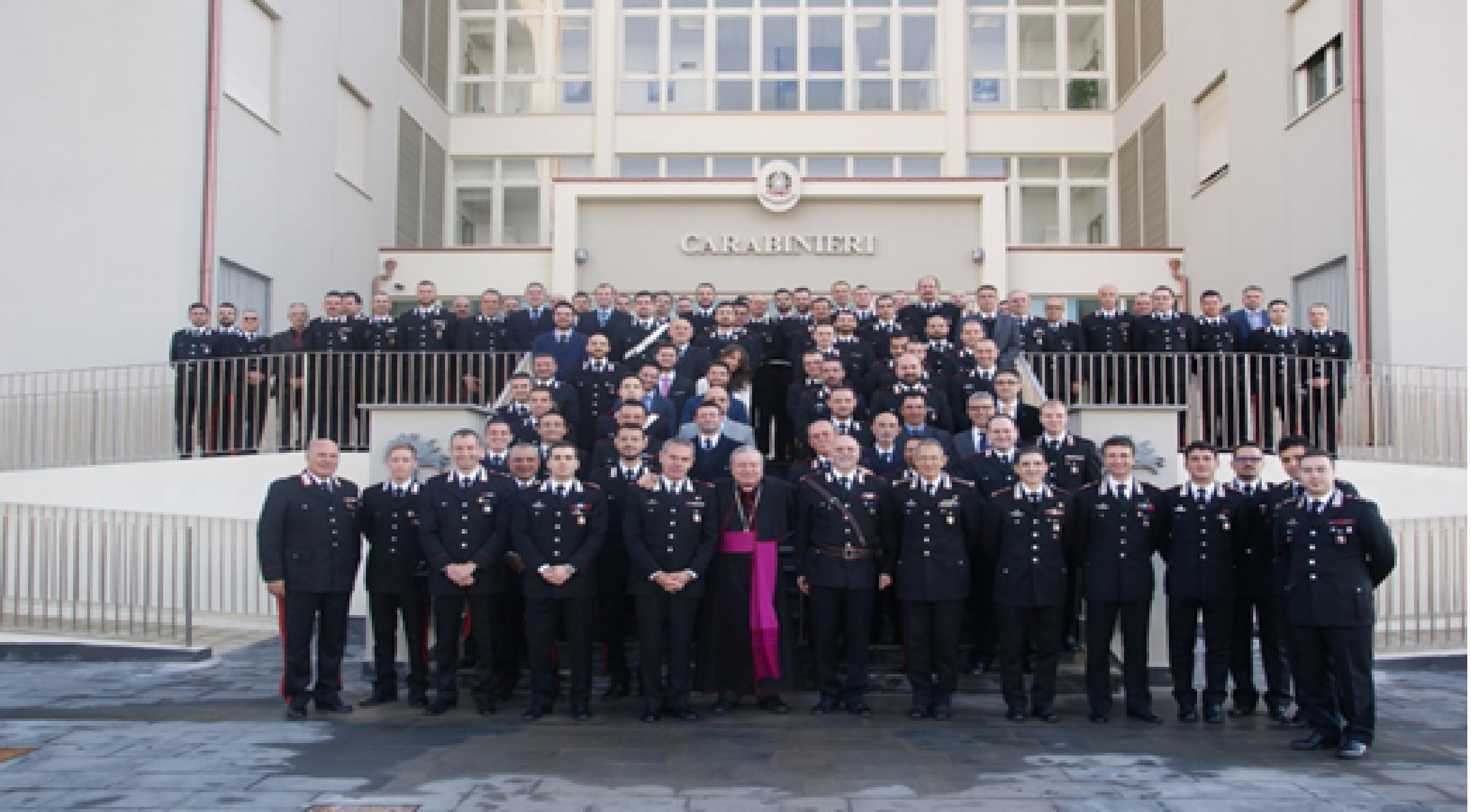 Carabinieri Gruppo Locri: visita di S.E. Rev.ma Mons. Santo Marcianò, Ordinario militare per l'Italia - 