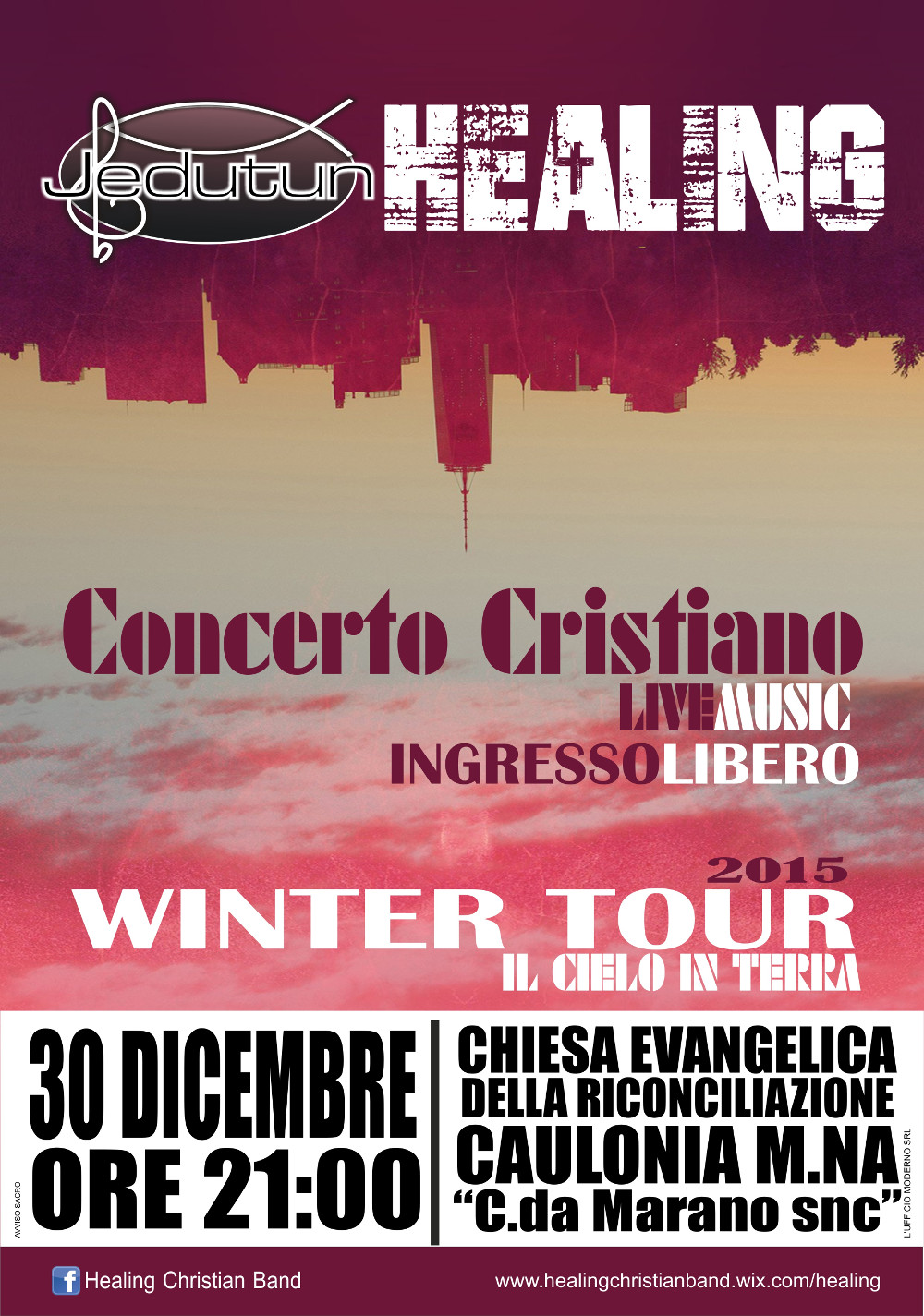 CHIESA EVANGELICA CAULONIA:CONCERTO CRISTIANO LIVE MUSIC - 