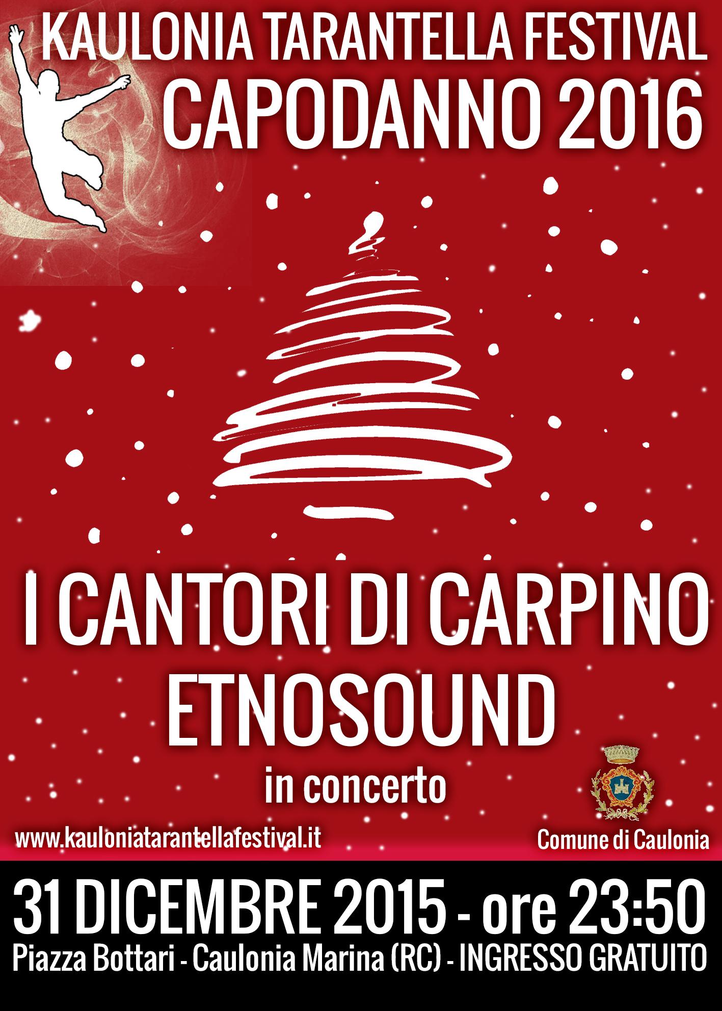 CAPODANNO A CAULONIA: IN PIAZZA IL CONCERTO DEGLI ETNOSOUND  - 