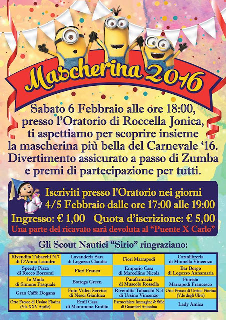 Roccella scout nautici SIRIO 'Mascherina 2016'  - 