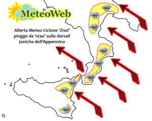 Locride: allerta Meteo, in arrivo il ciclone 'Zissi', previste forti piogge e venti da uragano - 