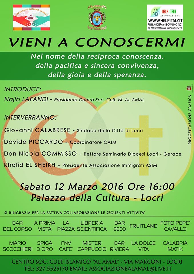 Locri: Sabato l'incontro 'Vieni a conoscermi' - 