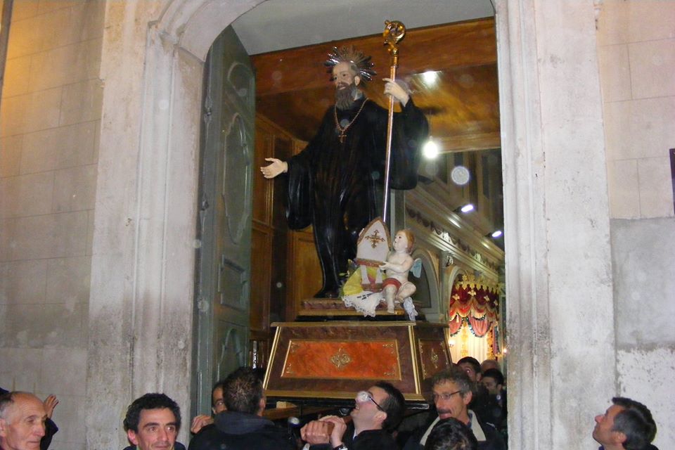 MAMMOLA SABATO POMERIGGIO FESTEGGIA SAN NICODEMO ABATE E BASILIANO - 