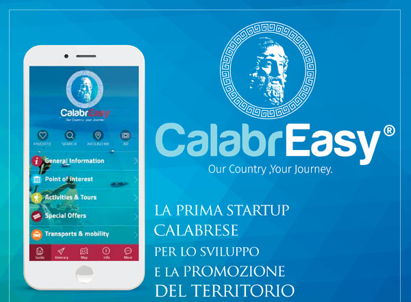 SI CHIAMA CALABREASY LA PRIMA STARTUP CALABRESE PER LO SVILUPPO E LA PROMOZIONE DEL TERRITORIO - 