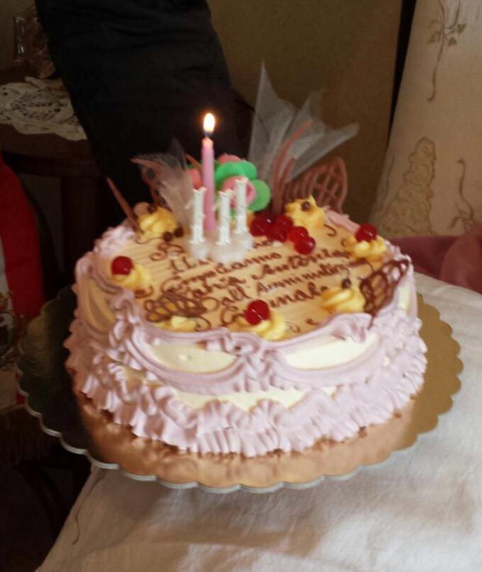 POLISTENA: NONNA MARIA ANTONIA FESTEGGIA 111 ANNI - 