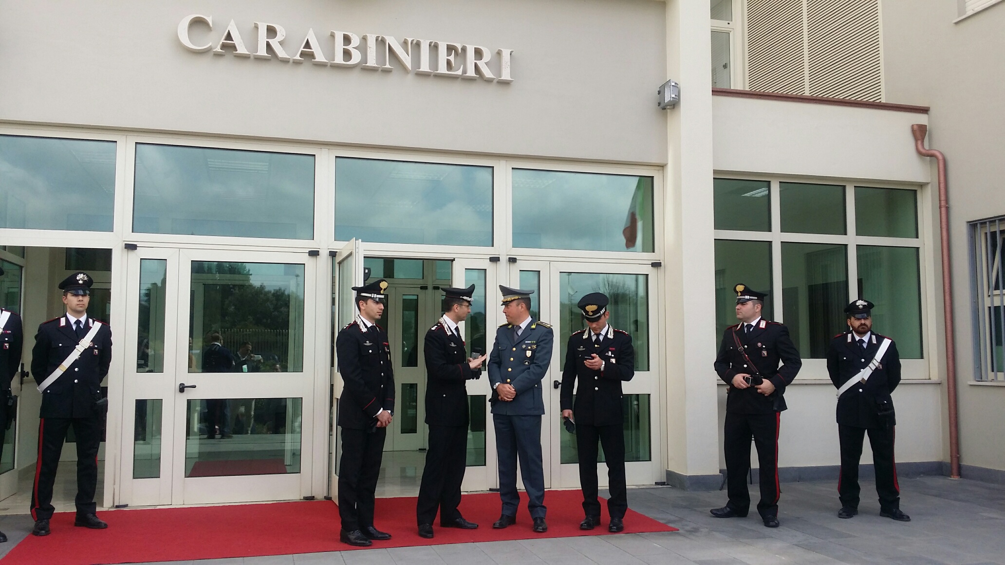 La Commissione Antimafia a Locri, i presenti in conferenza stampa - 