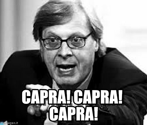 SGARBI: 'CALABRESI ROMPICOGLIONI E NON ITALIANI'. CALABRIA INFURIATA CONTRO IL RE DELLE CAPRE - 