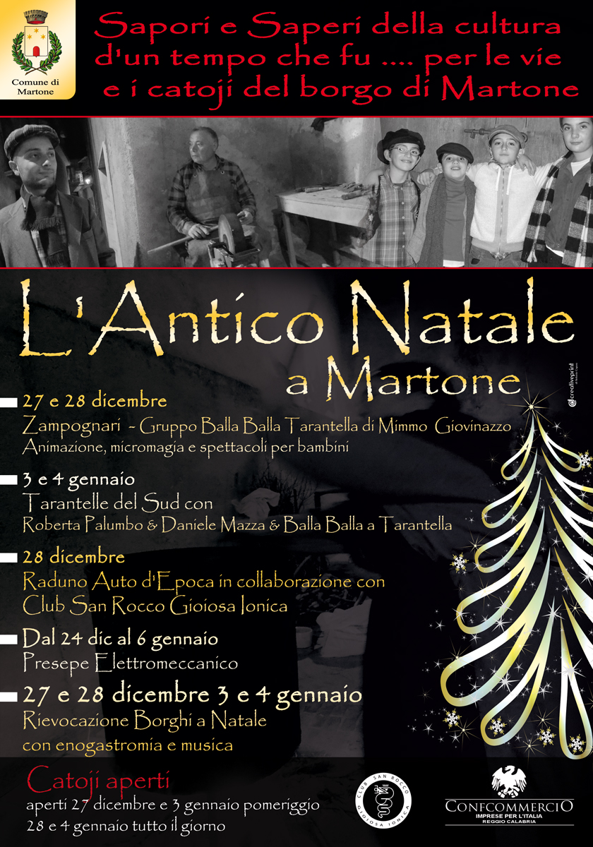 MARTONE: UN RICCO CALENDARIO IN VISTA DEL NATALE - 