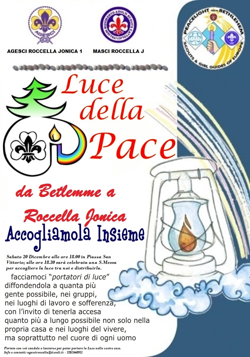 ROCCELLA: SABATO L'ARRIVO DELLA LUCE DELLA PACE DI BETLEMME - 