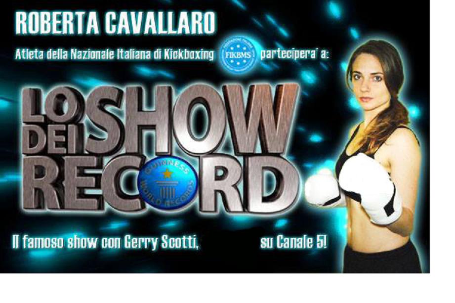 FIKBMS allo "Show dei record" con Roberta Cavallaro - 