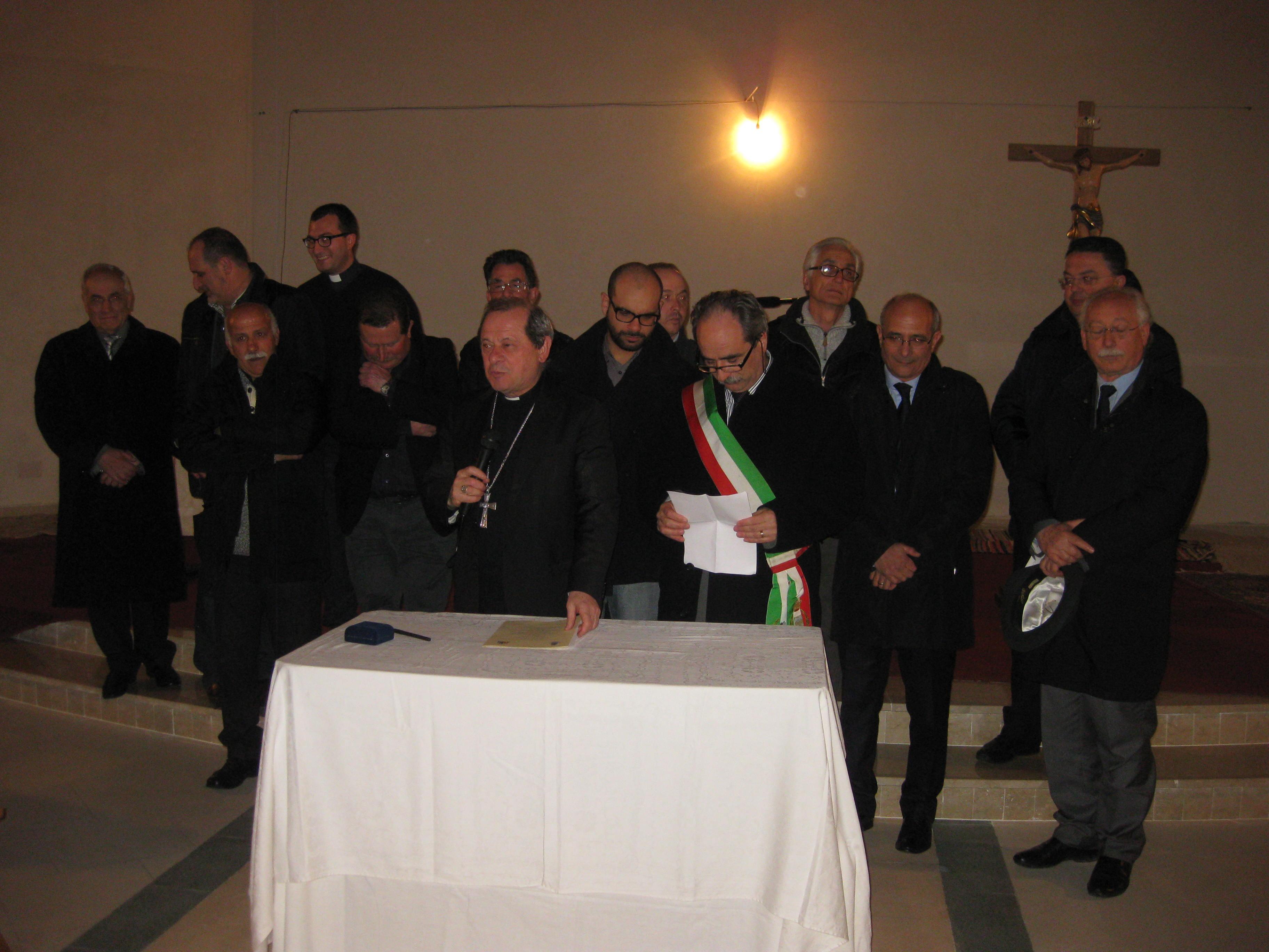 GERACE: CONSEGNATE LE CHIAVI DELLA CHIESA DI SAN GIUSEPPE LAVORATORE ALLA DIOCESI DI LOCRI-GERACE    - 