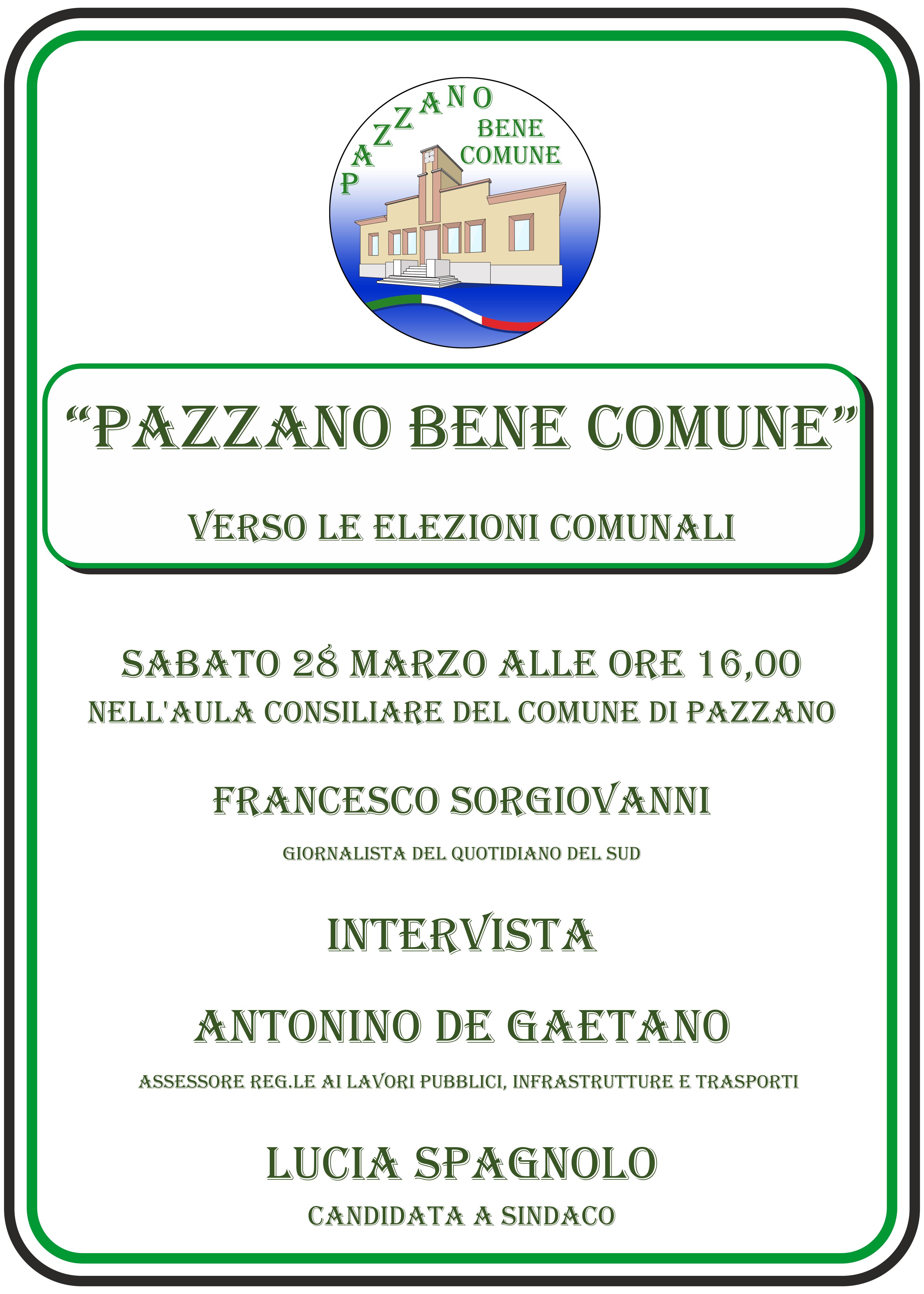 PAZZANO: SABATO IMPORTANTE INCONTRO CON L'ASSESSORE DE GAETANO PER DISCUTERE DI OCCUPAZIONE - 