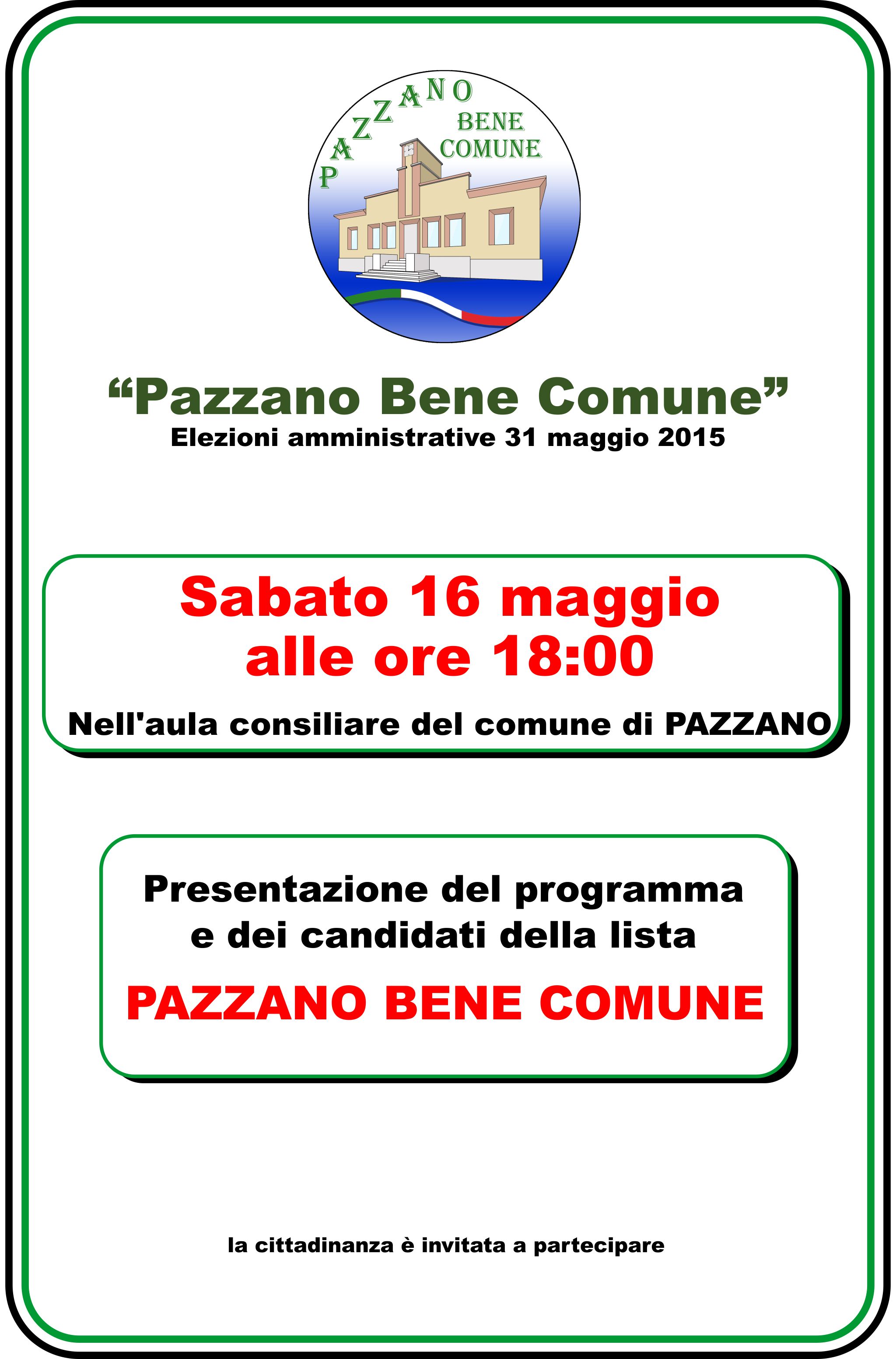 PAZZANO: DOMANI LA PRESENTAZIONE DELLA LISTA DI LUCIA SPAGNOLO - 