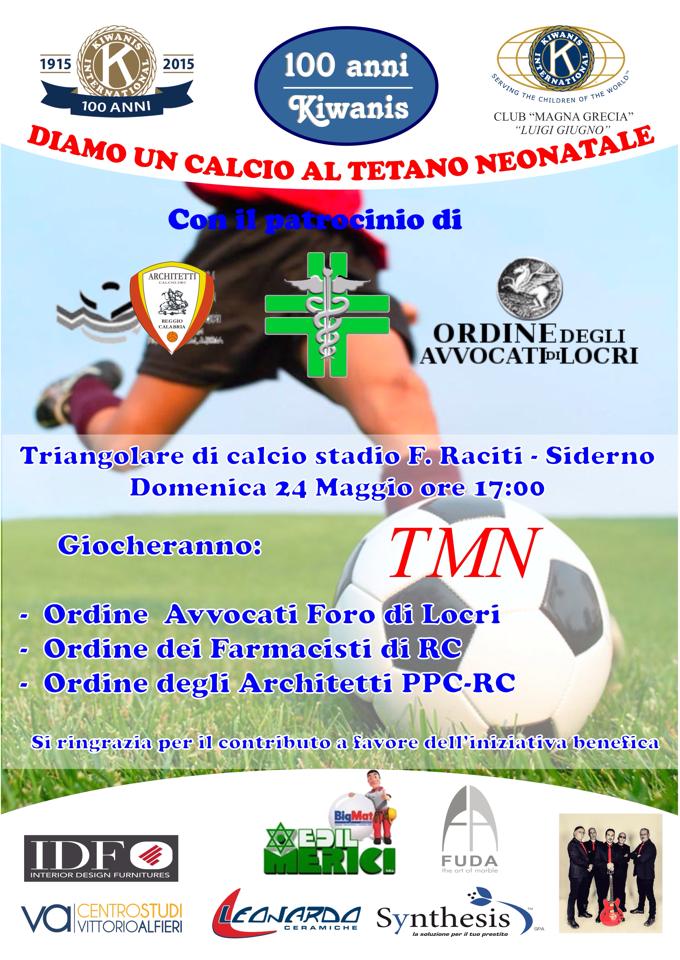 Siderno: domenica triangolare di calcio a scopo benefico - 