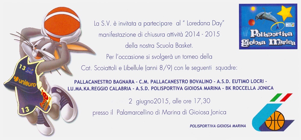 MARINA DI GIOIOSA JONICA: MARTEDI  IL 'LOREDANA DAY' - 