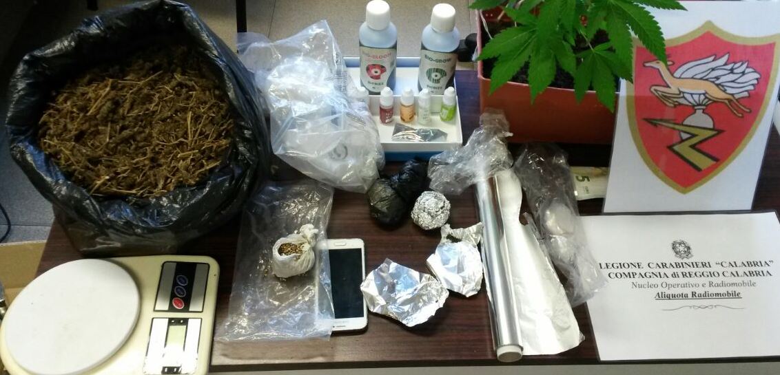 SORPRESO CON UN CHILO DI MARIJUANA: ARRESTATO  - 